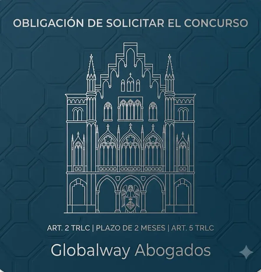 Icono plateado de la Plaça Catalunya, tarjeta de concurso de acreedores y segunda oportunidad de Globalway Abogados