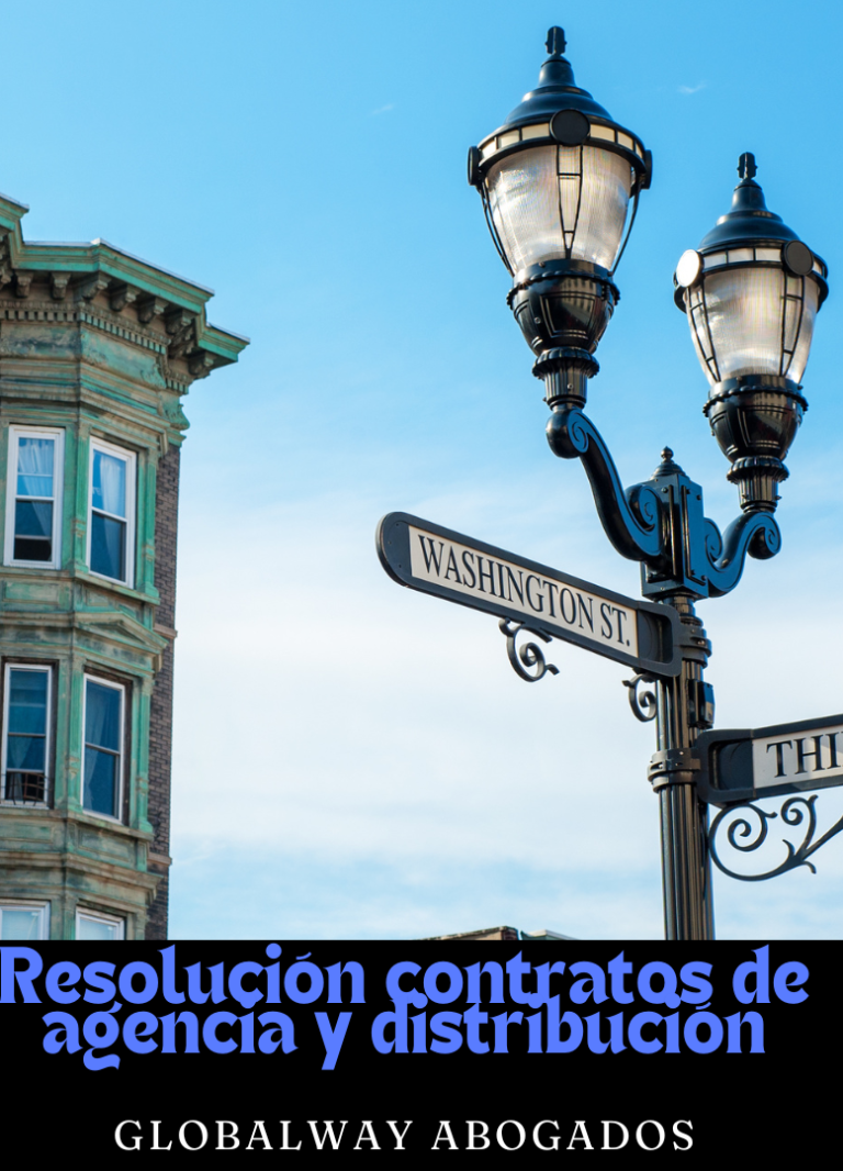Resolución contrato agencia y distribución