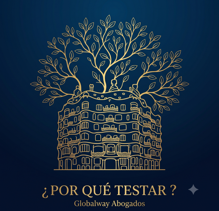 SUCESIÓN EMPRESA Y COMPRAVENTA DE EMPRESAS Dos edificios modernos con un puente de hecho con una red de contactos y familiares, abajo escrito COMPRAVENTA DE EMPRESAS