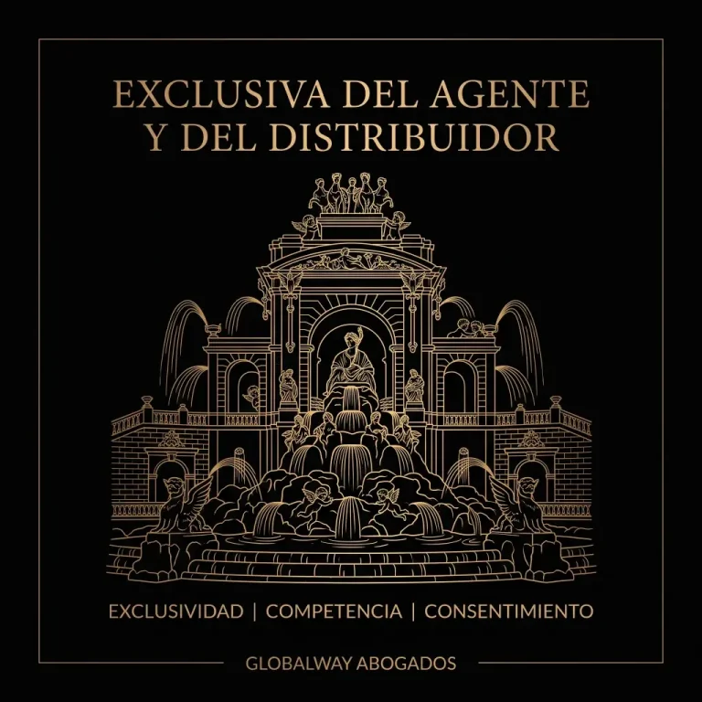 Territorio en los contratos de agencia y distribución Bajo el titulo el Territorio en los contratos de agencia y distribución en letras doradas la península Ibérica y los monumentos principales