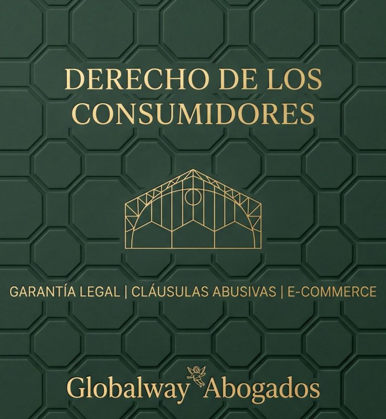 Icono dorado del mercado de La Boquería, tarjeta de derecho de los consumidores de Globalway Abogados en Barcelona